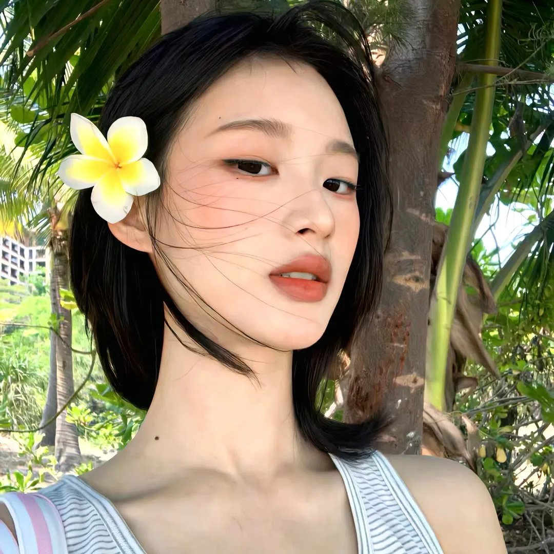 桃花含露又春风